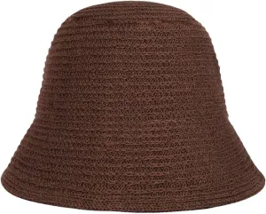 MILAKOO Crochet Bucket Hat Knit Braided Floppy Soild Color Cap for Women Foldable Sun Bowler Hat
