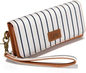 Montana West  Lee Trifold Womens Wallets RFID Blocking Long Wallet Card Holder Clutch Wristlet for WomenG