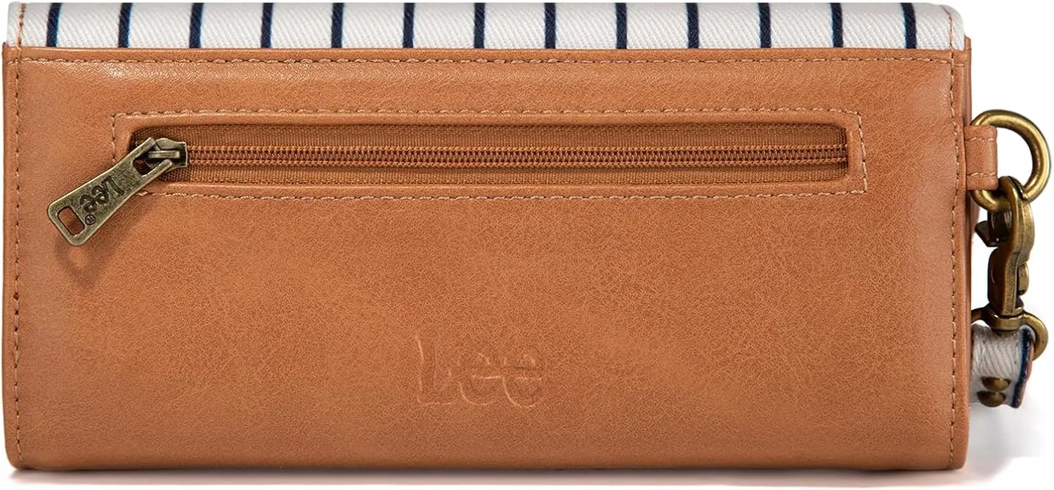 Montana West  Lee Trifold Womens Wallets RFID Blocking Long Wallet Card Holder Clutch Wristlet for WomenG