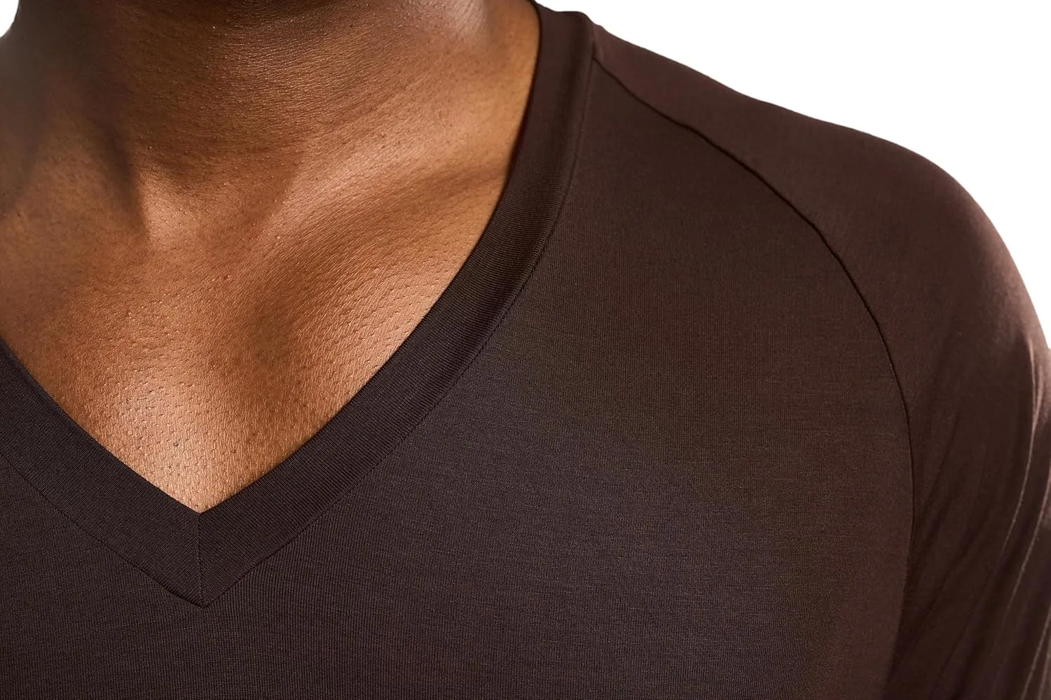 Mr. Davis Men's Bamboo Viscose Traditional Cut V Neck - Stylish Undershirts with Stretch Fabric for a 3 Pack