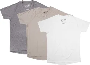 Mr. Davis Men's Bamboo Viscose Traditional Cut V Neck - Stylish Undershirts with Stretch Fabric for a 3 Pack