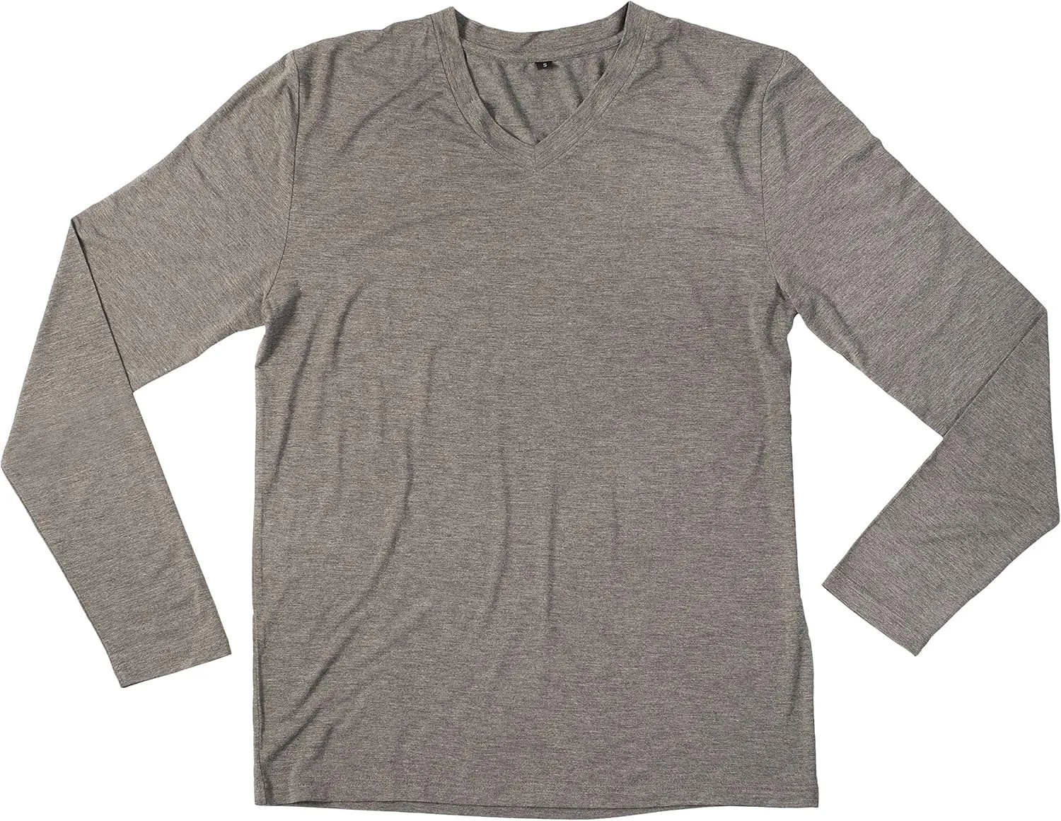 Mr. Davis Men's Long Sleeve Bamboo Viscose Base Layer Undershirt - with Stretch Fabric for a
