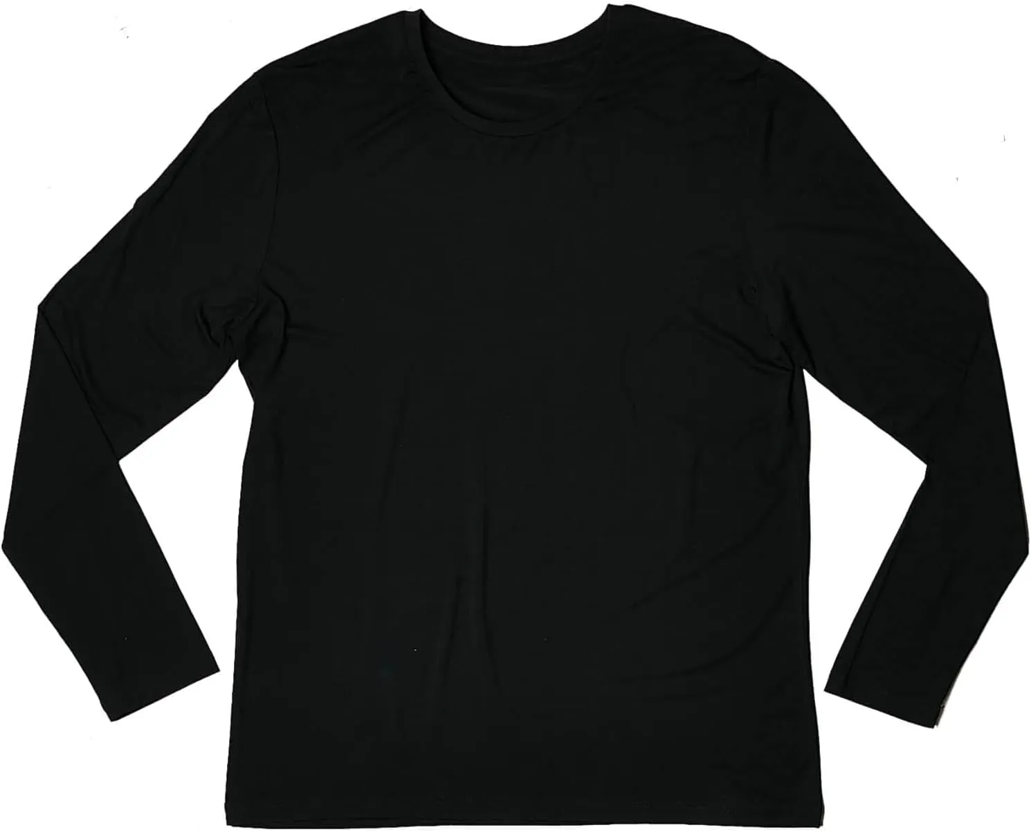 Mr. Davis Men's Long Sleeve Bamboo Viscose Base Layer Undershirt - with Stretch Fabric for a