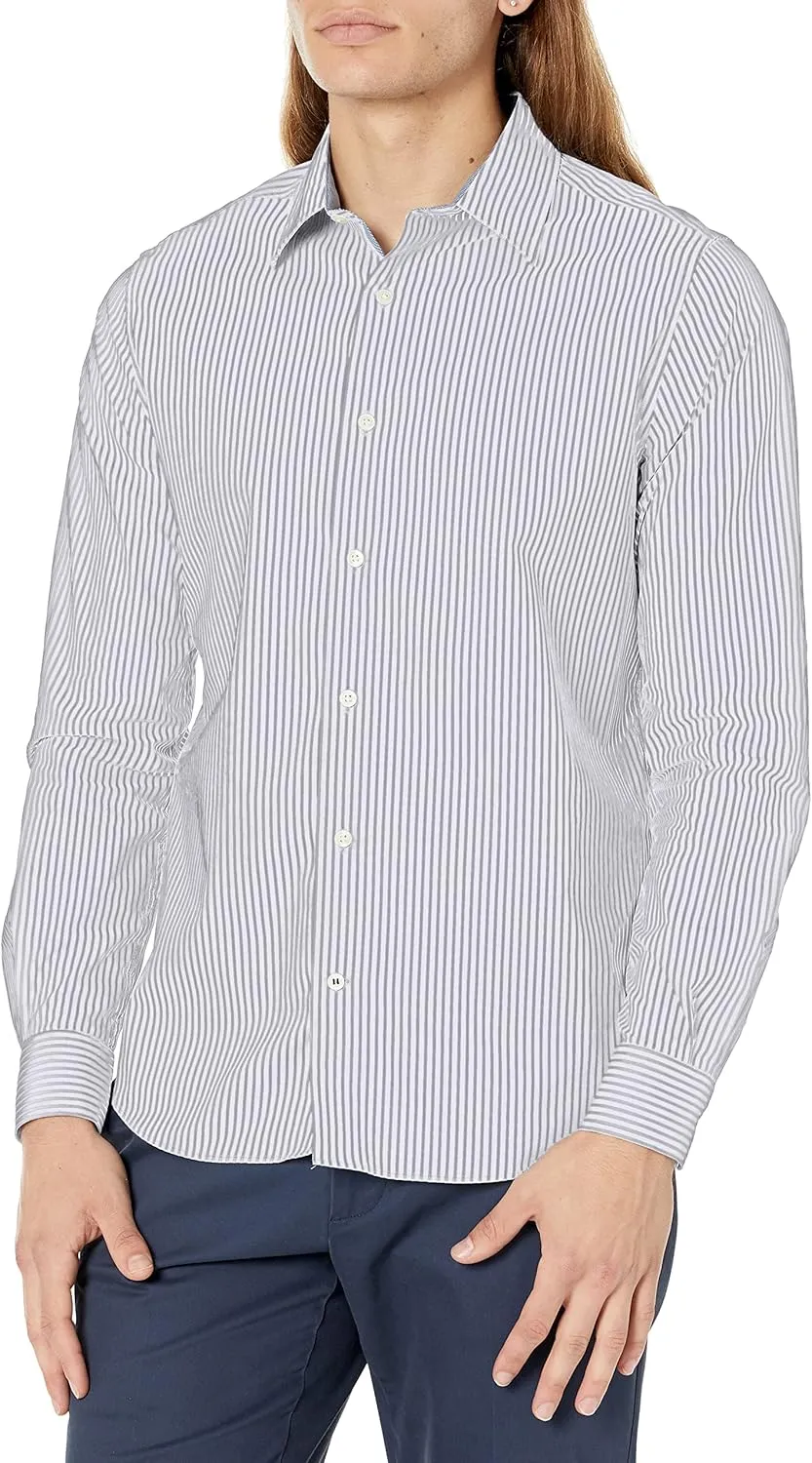 Nautica Men's Navtech Striped Shirt