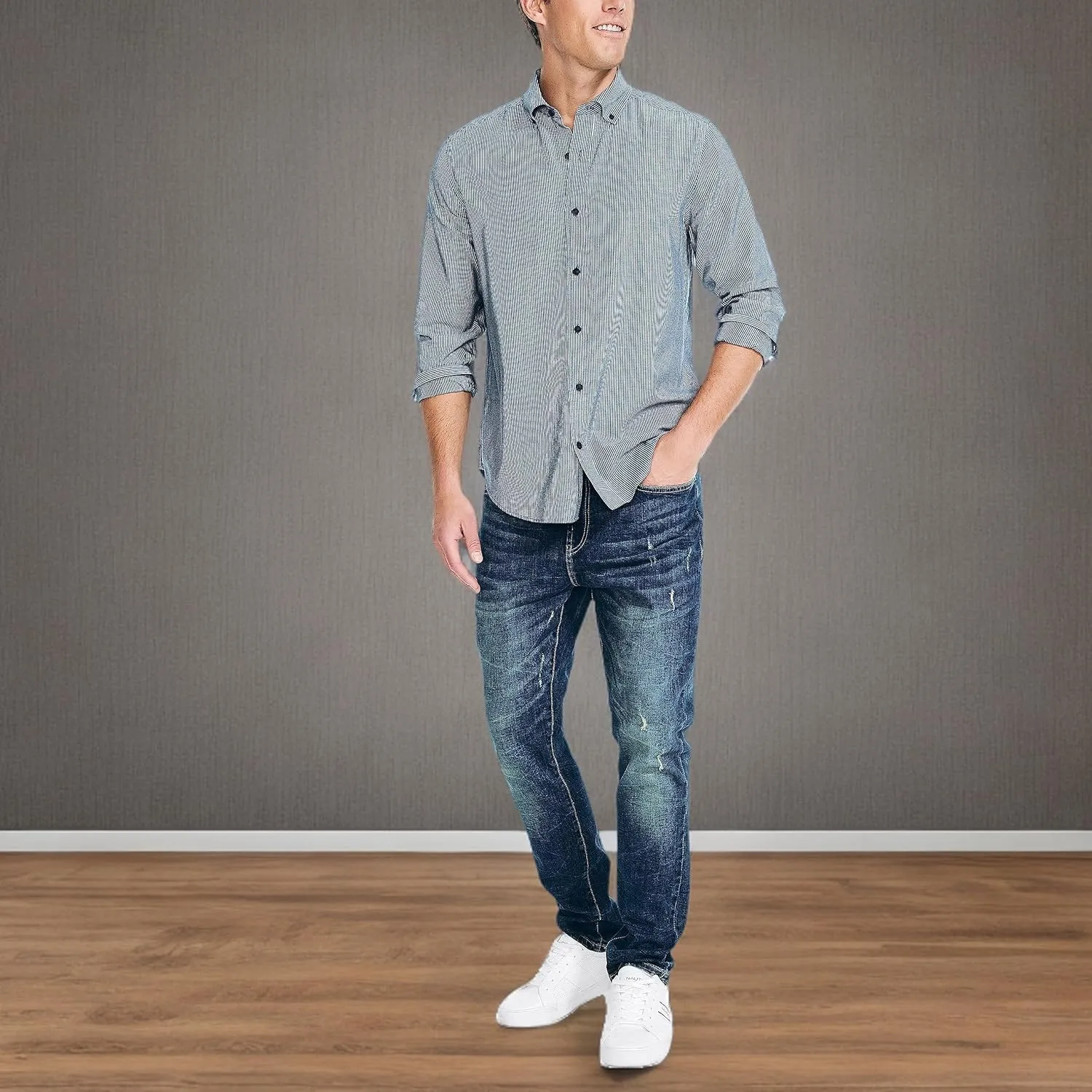 Nautica Men's Striped Shirt