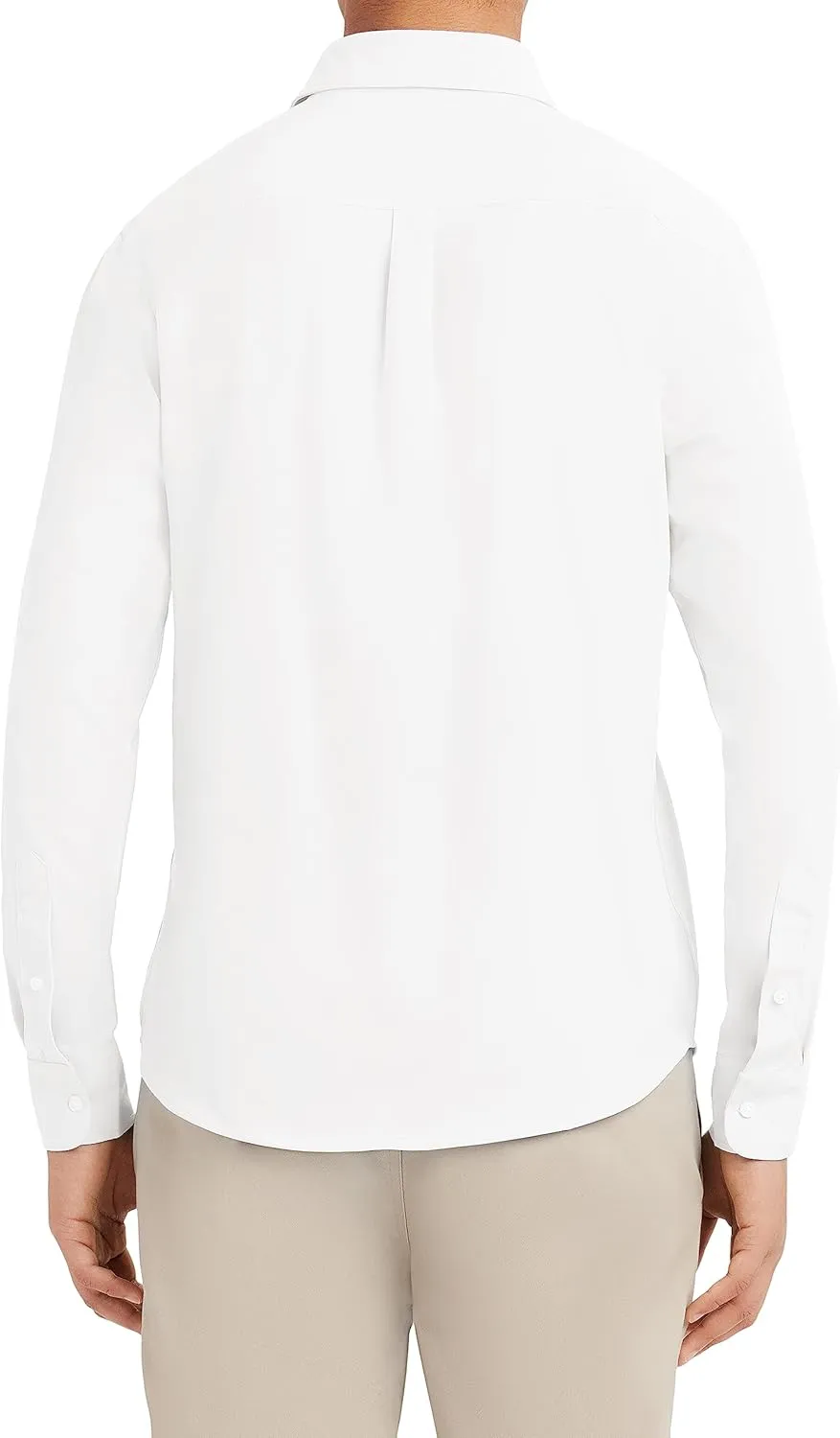Nautica Young Men's Uniform Long Sleeve Stretch Oxford Shirt