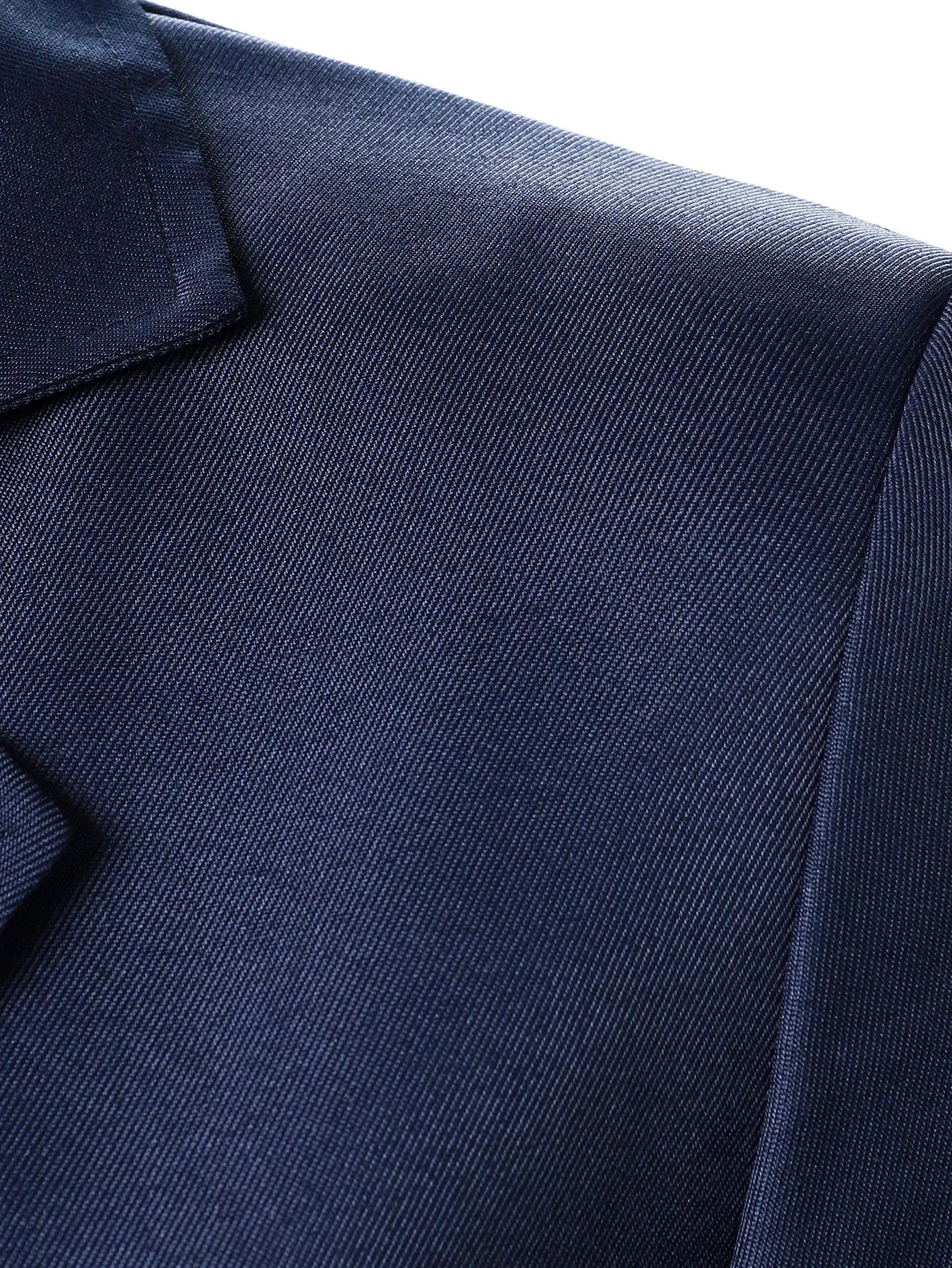 Navy Blue Single Breasted Blazer