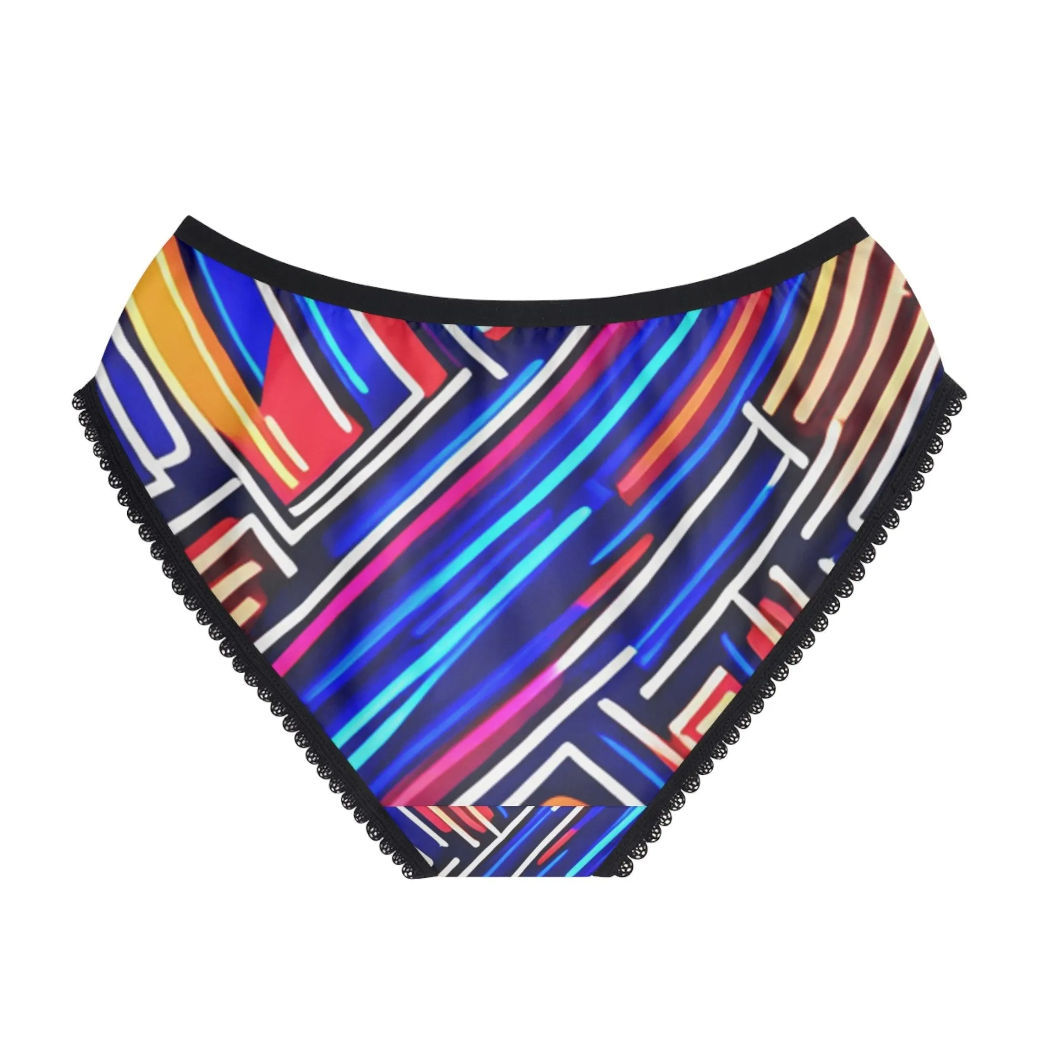 Neon Track Women's Briefs (AOP)