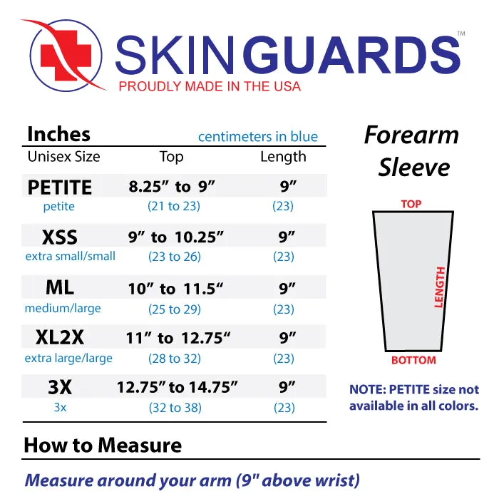 NEW EXTRA-THICK Black Forearm Skin Protective Sleeves