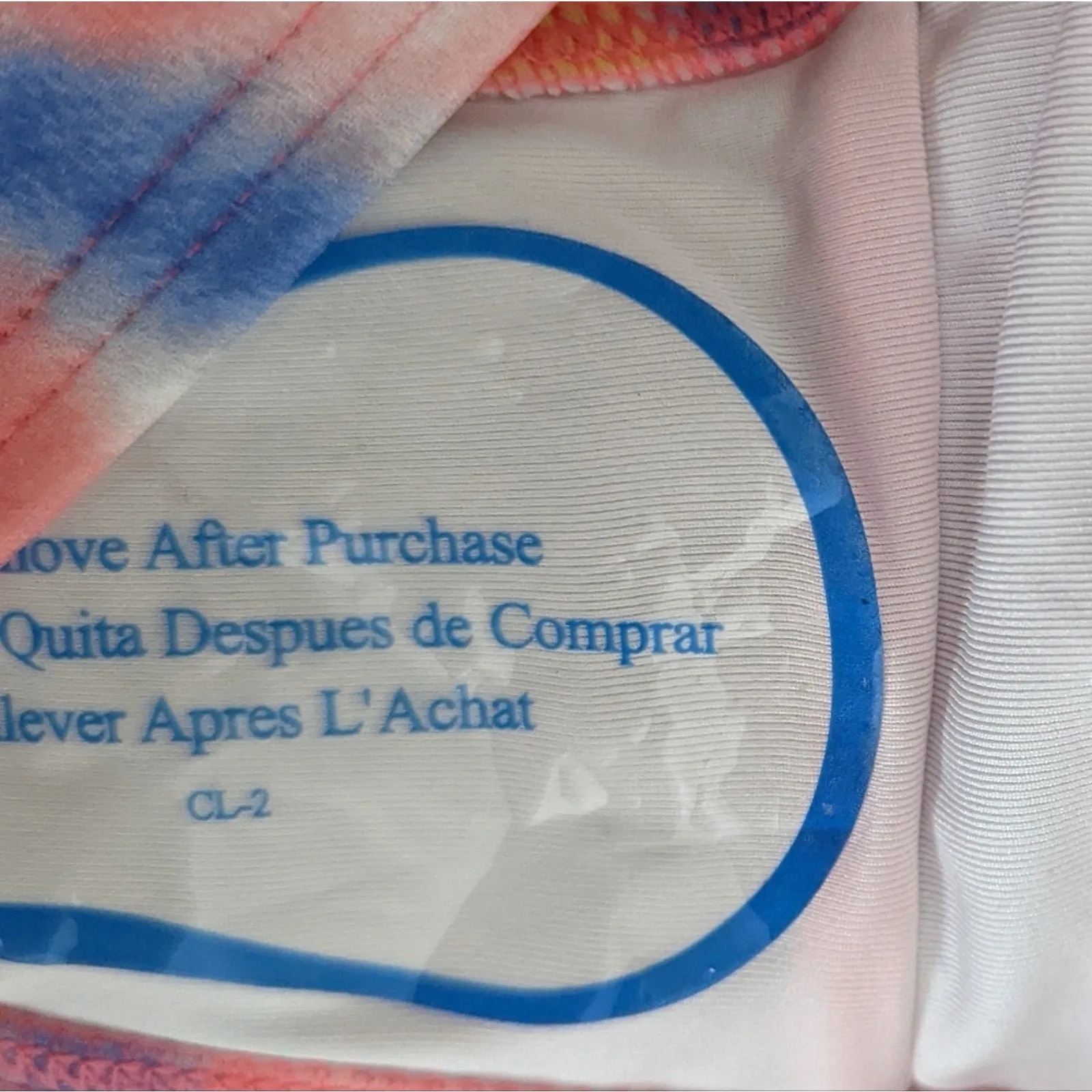 NWOT Tommy Hilfiger Tie Dye Swimsuit Bottom L