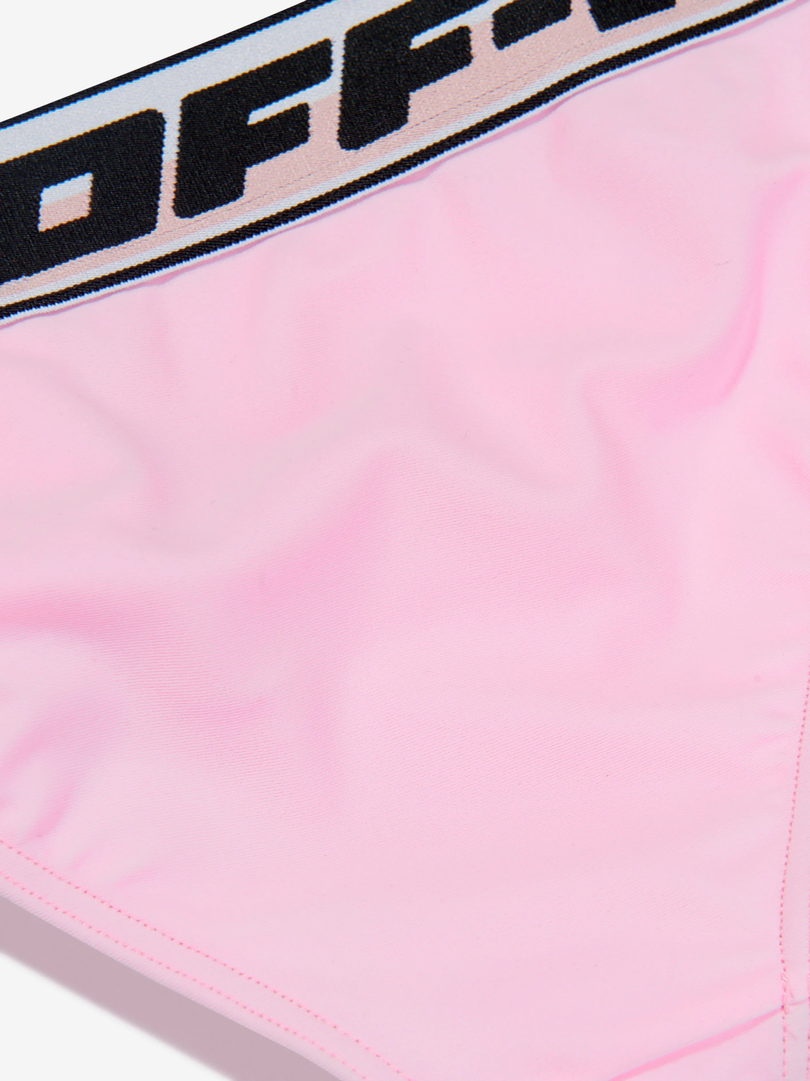 Off-White Girls Logo Band Bikini in Pink