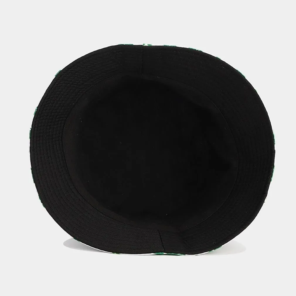 One Love Music Reggae Rasta Jamaican Men's Women's Bucket Hat Packable Lightweight Outdoor Hat