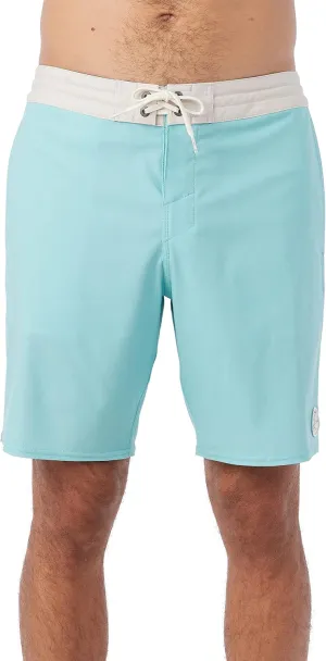O'NEILL Men's 18 Inch Side Stripe Boardshorts - Quick Dry Swim Trunks for Men with Stretch Fabric and Pockets