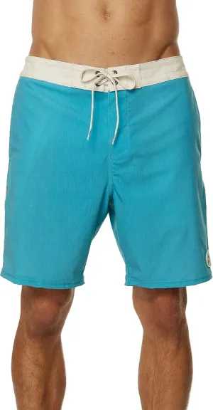 O'NEILL Men's 18 Inch Side Stripe Boardshorts - Quick Dry Swim Trunks for Men with Stretch Fabric and Pockets