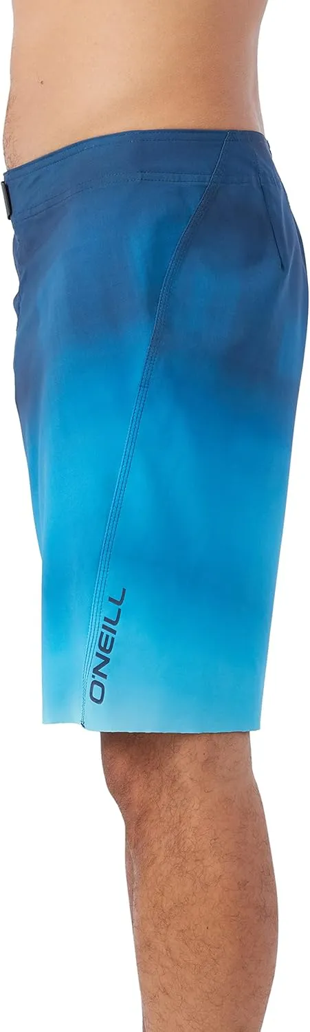 O'NEILL Men's 19 Inch S-Seam Boardshorts - Water Resistant Swim Trunks for Men with Quick Dry Stretch Fabric and Pockets