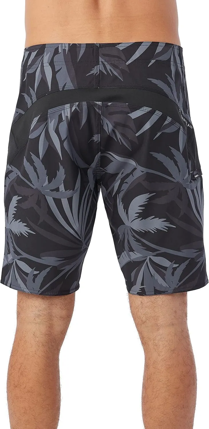 O'NEILL Men's 19 Inch S-Seam Boardshorts - Water Resistant Swim Trunks for Men with Quick Dry Stretch Fabric and Pockets