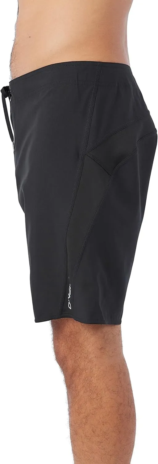 O'NEILL Men's 19 Inch S-Seam Boardshorts - Water Resistant Swim Trunks for Men with Quick Dry Stretch Fabric and Pockets