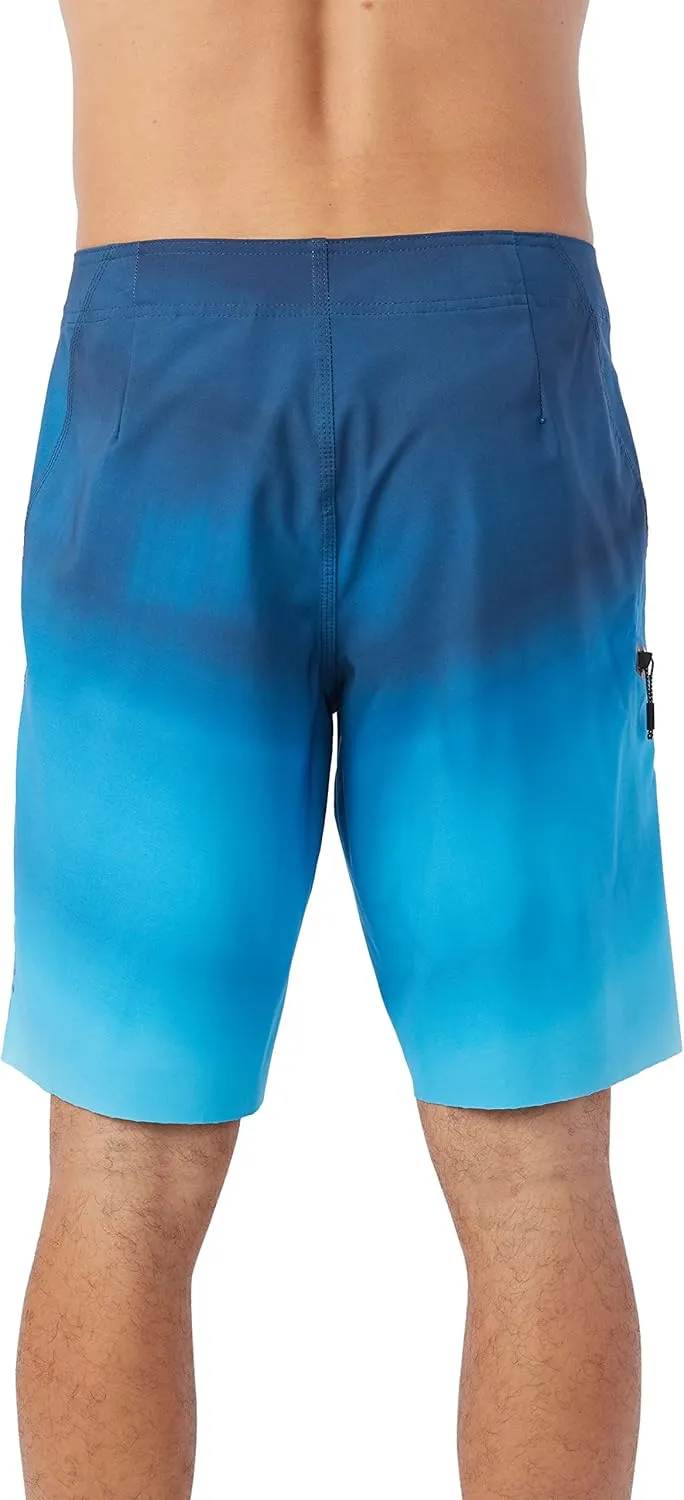 O'NEILL Men's 19 Inch S-Seam Boardshorts - Water Resistant Swim Trunks for Men with Quick Dry Stretch Fabric and Pockets
