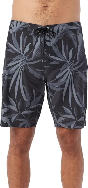 O'NEILL Men's 19 Inch S-Seam Boardshorts - Water Resistant Swim Trunks for Men with Quick Dry Stretch Fabric and Pockets