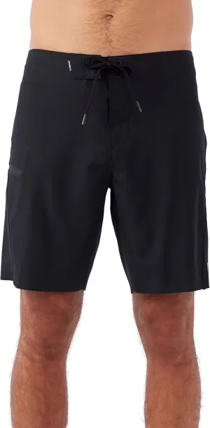 O'NEILL Men's 19 Inch Solid Boardshorts - Water Resistant Swim Trunks for Men with Quick Dry Stretch Fabric and Pockets