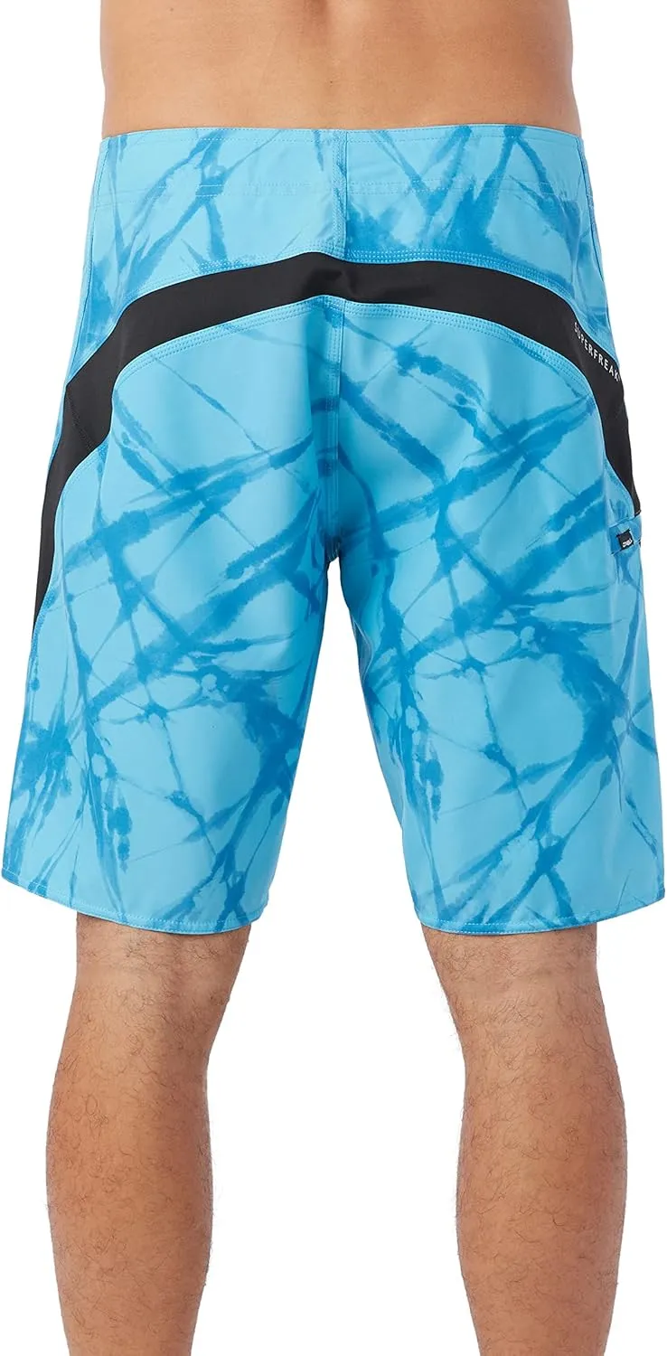 O'NEILL Men's 20 Inch S-Seam Boardshorts - Water Resistant Swim Trunks for Men with Quick Dry Stretch Fabric and Pockets