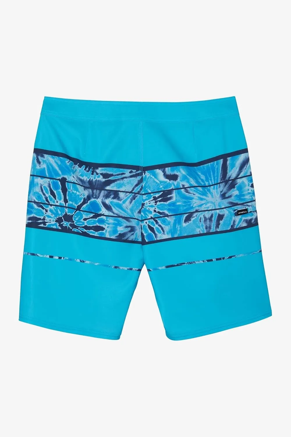 O'NEILL Men's 20 Inch Stripe Boardshorts - Water Resistant Swim Trunks for Men with Quick Dry Stretch Fabric and Pockets