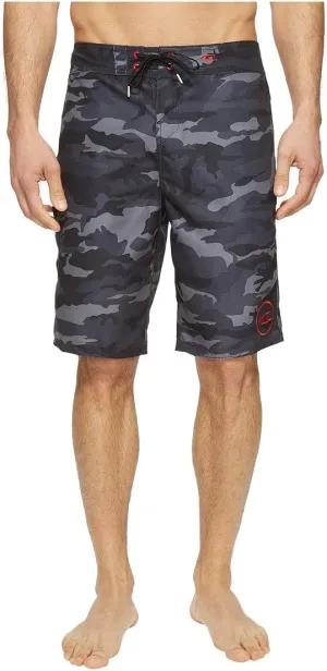 O'NEILL Men's 21 Inch Geo Print Boardshorts - Water Resistant Swim Trunks for Men with Quick Dry Stretch Fabric and Pockets