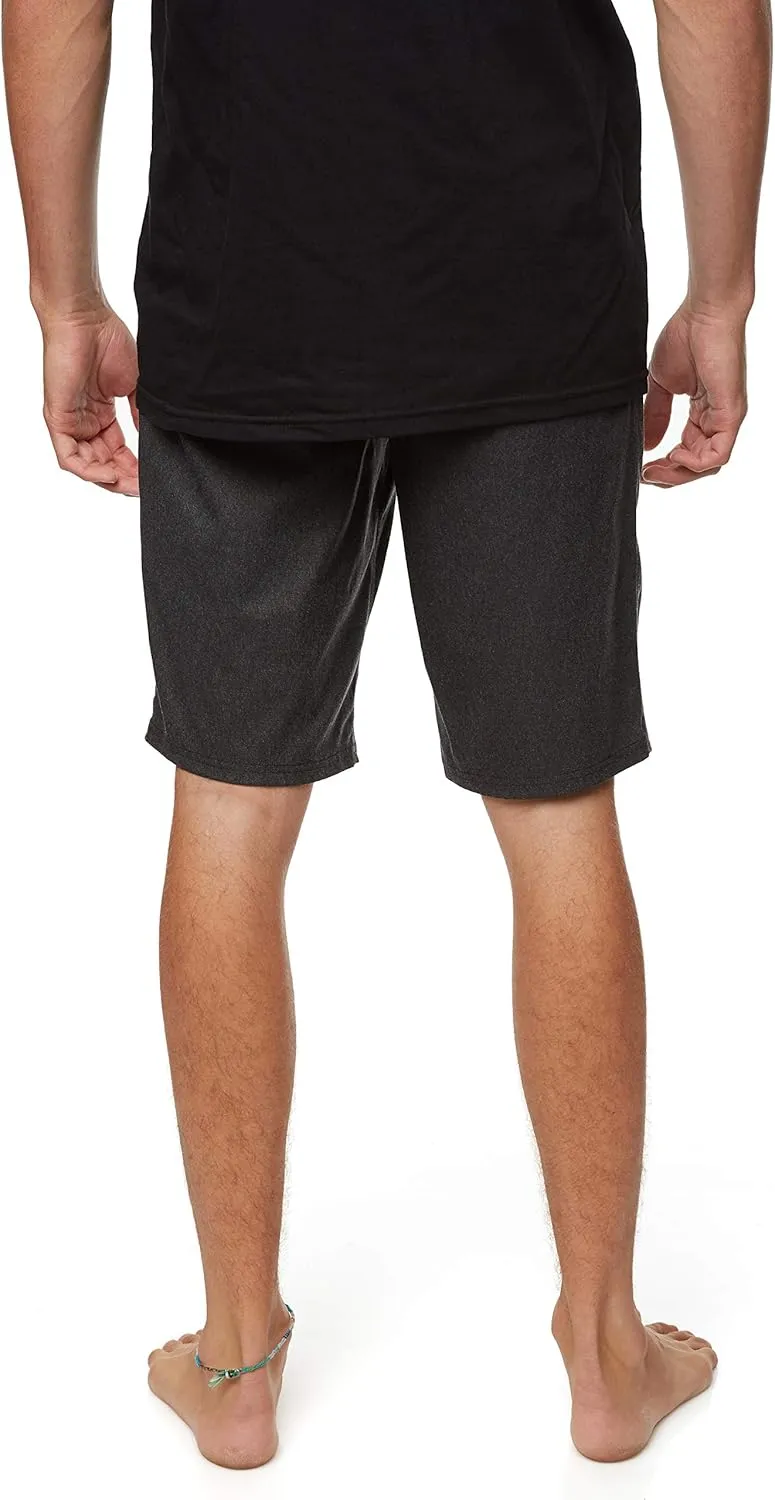 O'NEILL Men's 21 Inch Loaded Heather Hybrid Shorts - Water Resistant Mens Shorts with Quick Dry Stretch Fabric and Pockets