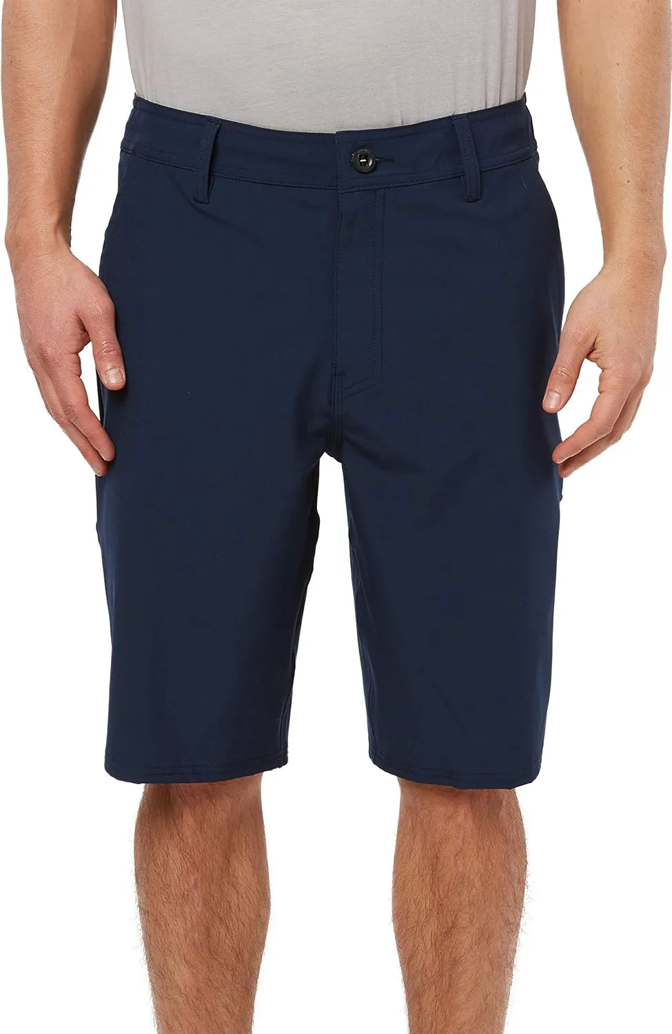 O'NEILL Men's 21 Inch Reserve Solid Hybrid Shorts - Water Resistant Mens Shorts with Quick Dry Stretch Fabric and Pockets