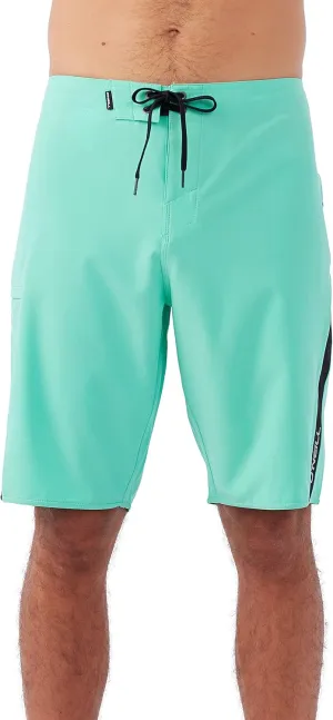 O'NEILL Men's 21 Inch S-Seam Boardshorts - Water Resistant Swim Trunks for Men with Quick Dry Stretch Fabric and Pockets,Aqua 2,28