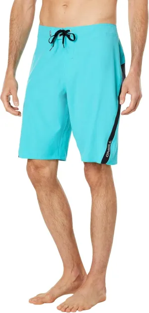 O'NEILL Men's 21 Inch S-Seam Boardshorts - Water Resistant Swim Trunks for Men with Quick Dry Stretch Fabric and Pockets,Marine 1,29
