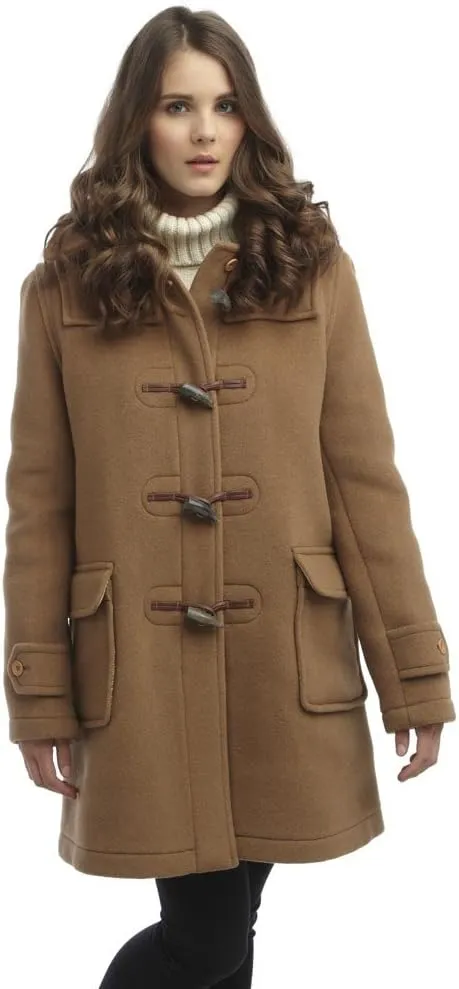 Original Womens London Luxury Duffle Coat Toggle Coat
