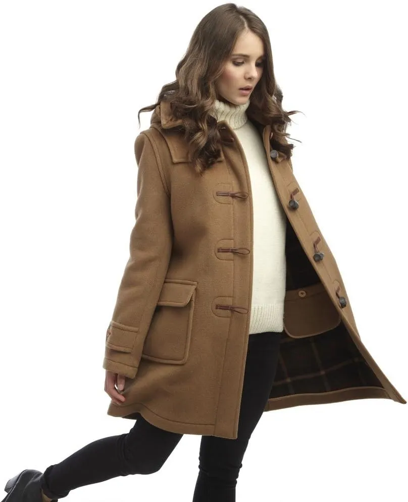 Original Womens London Luxury Duffle Coat Toggle Coat