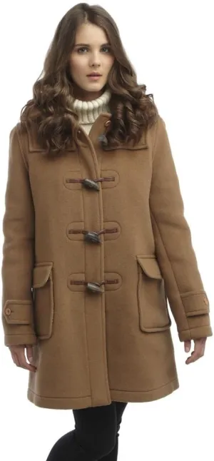 Original Womens London Luxury Duffle Coat Toggle Coat