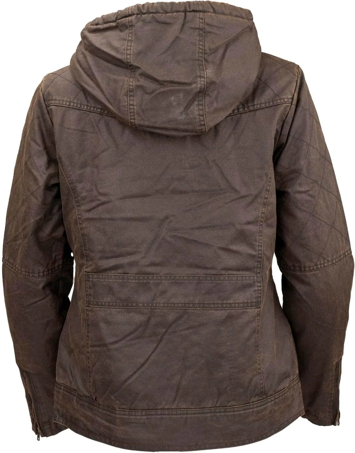 Outback Trading Company Women Heidi Vintage Canyonland Water Resistant Long Sleeve Insulated Hooded Jacket