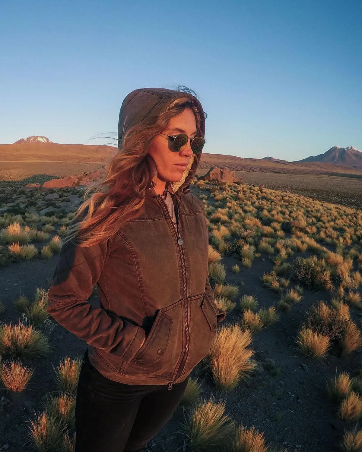 Outback Trading Company Women Heidi Vintage Canyonland Water Resistant Long Sleeve Insulated Hooded Jacket
