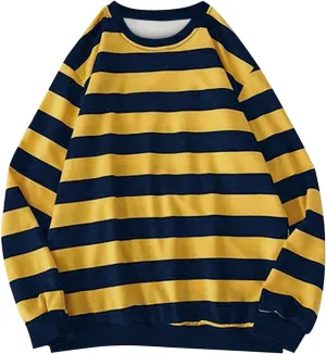 Oversized Sweatshirt Women Oversized for Women Top Orange and White Long Sleeve Y2K Top Fashion Fittted Sweatshirt