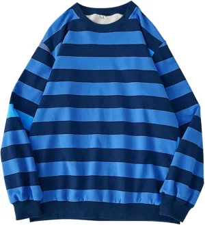 Oversized Sweatshirt Women Oversized for Women Top Orange and White Long Sleeve Y2K Top Fashion Fittted Sweatshirt