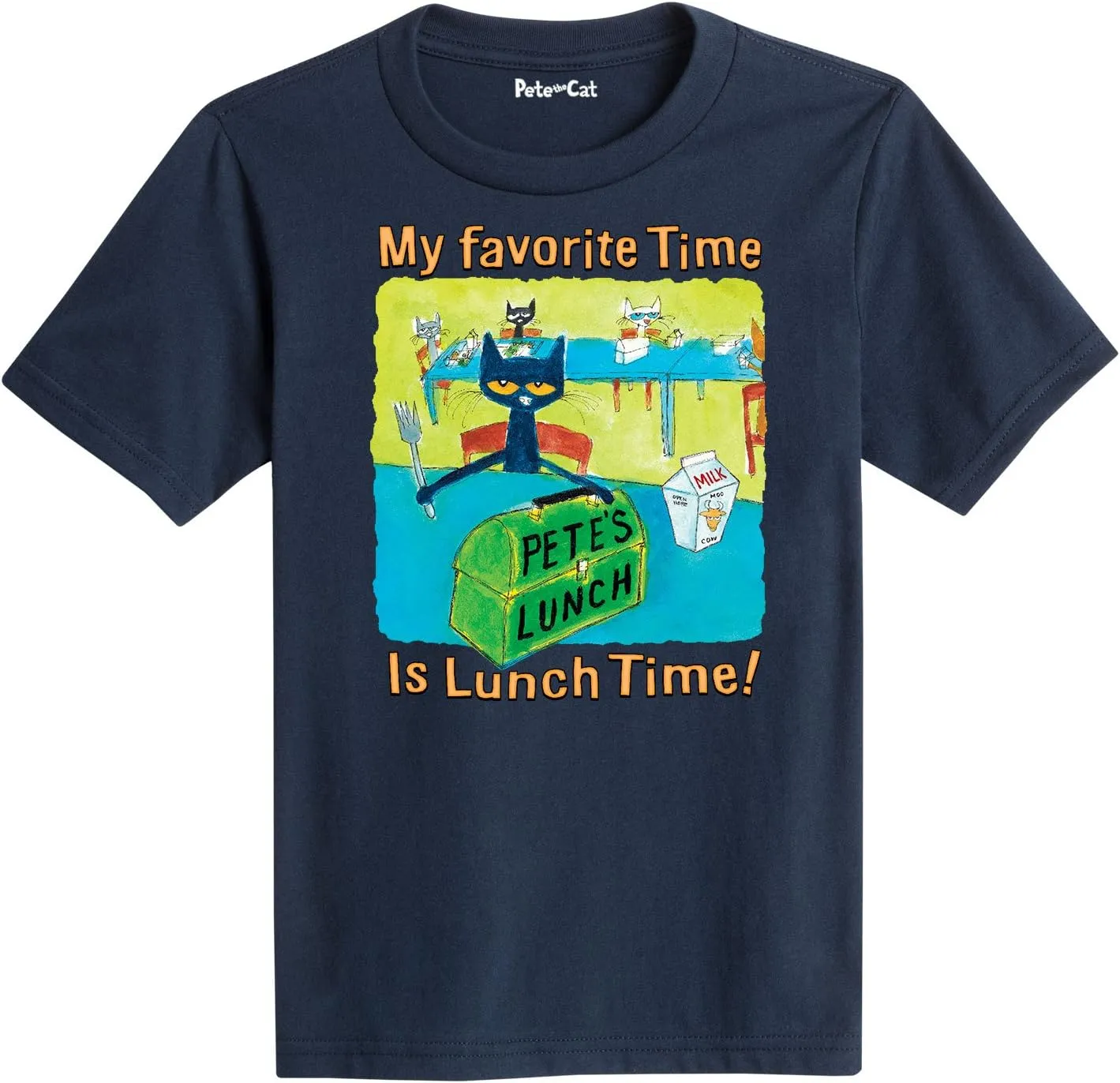 Pete the Cat - Magic Sunglasses Skateboard - Youth Short Sleeve Graphic T-Shirt
