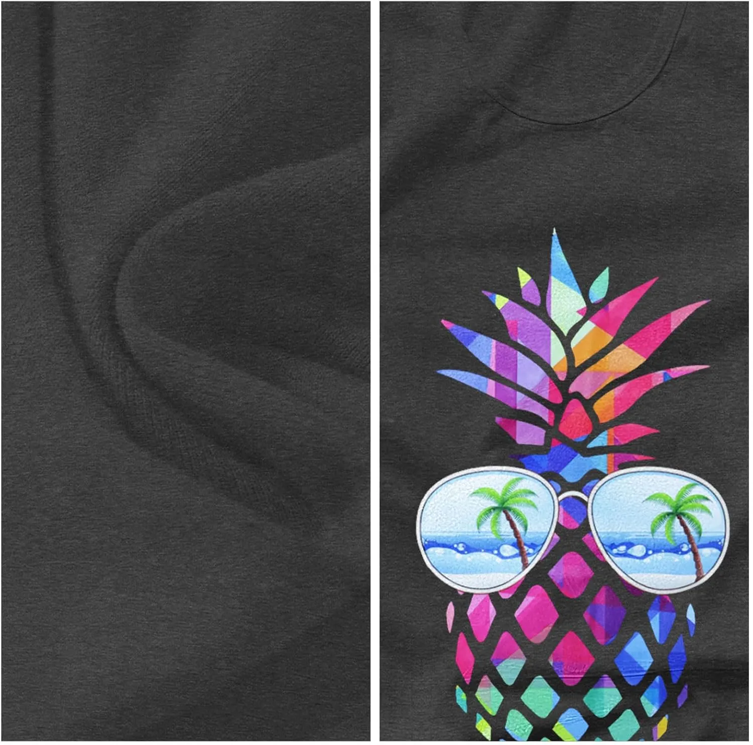 Pineapple Tank Tops for Womens Funny Sunglasses Graphic Shirts Women Summer Tops