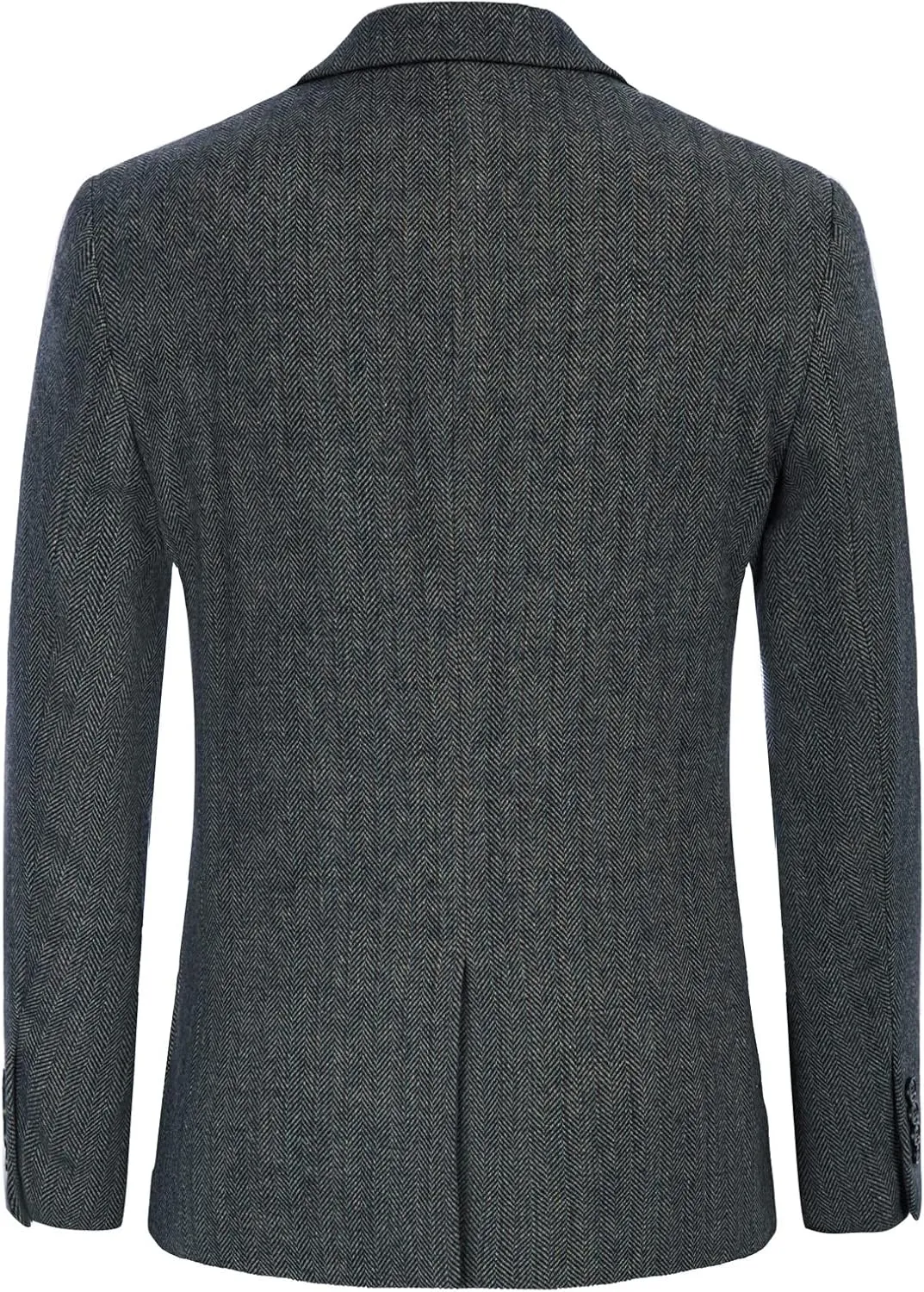 PJ PAUL JONES Men's Herringbone Tweed Blazer British Wool Blend Sport Coat Jacket
