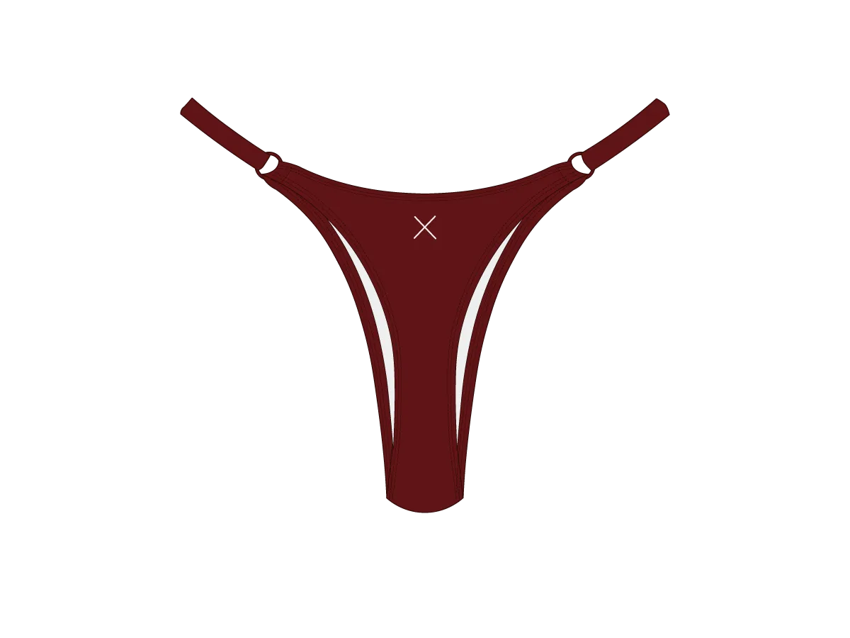Plum Bow Tie Bottoms