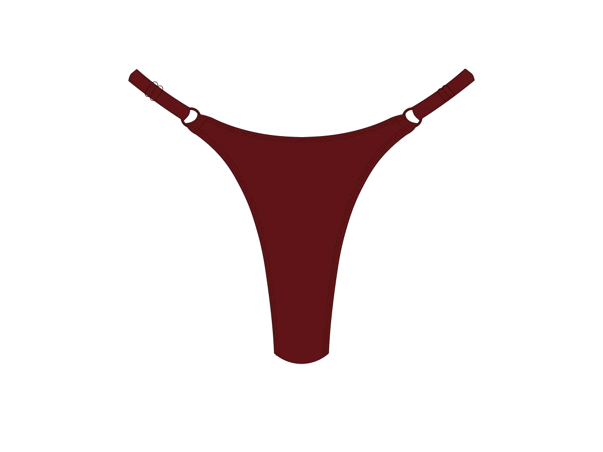 Plum Bow Tie Bottoms