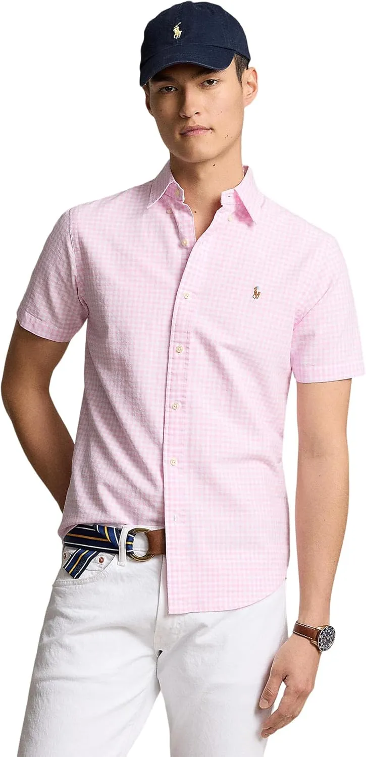 POLO RALPH LAUREN Men's Classic Fit Gingham Oxford Shirt