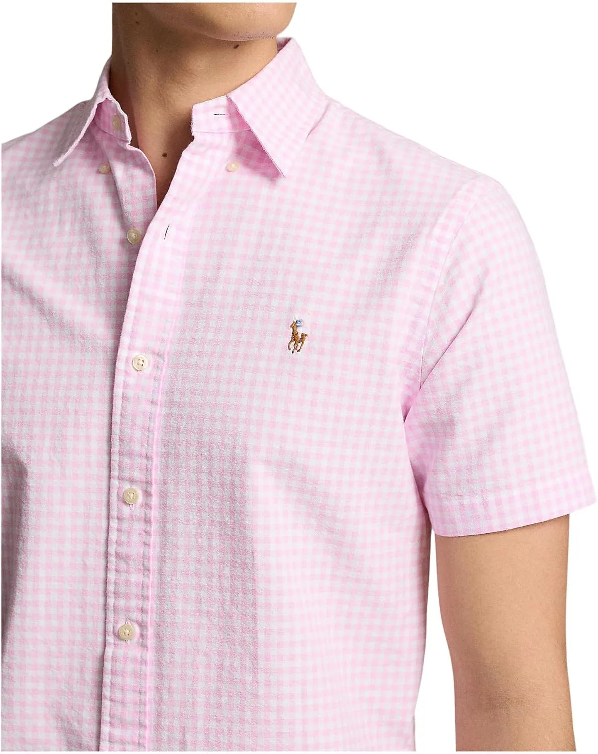 POLO RALPH LAUREN Men's Classic Fit Gingham Oxford Shirt