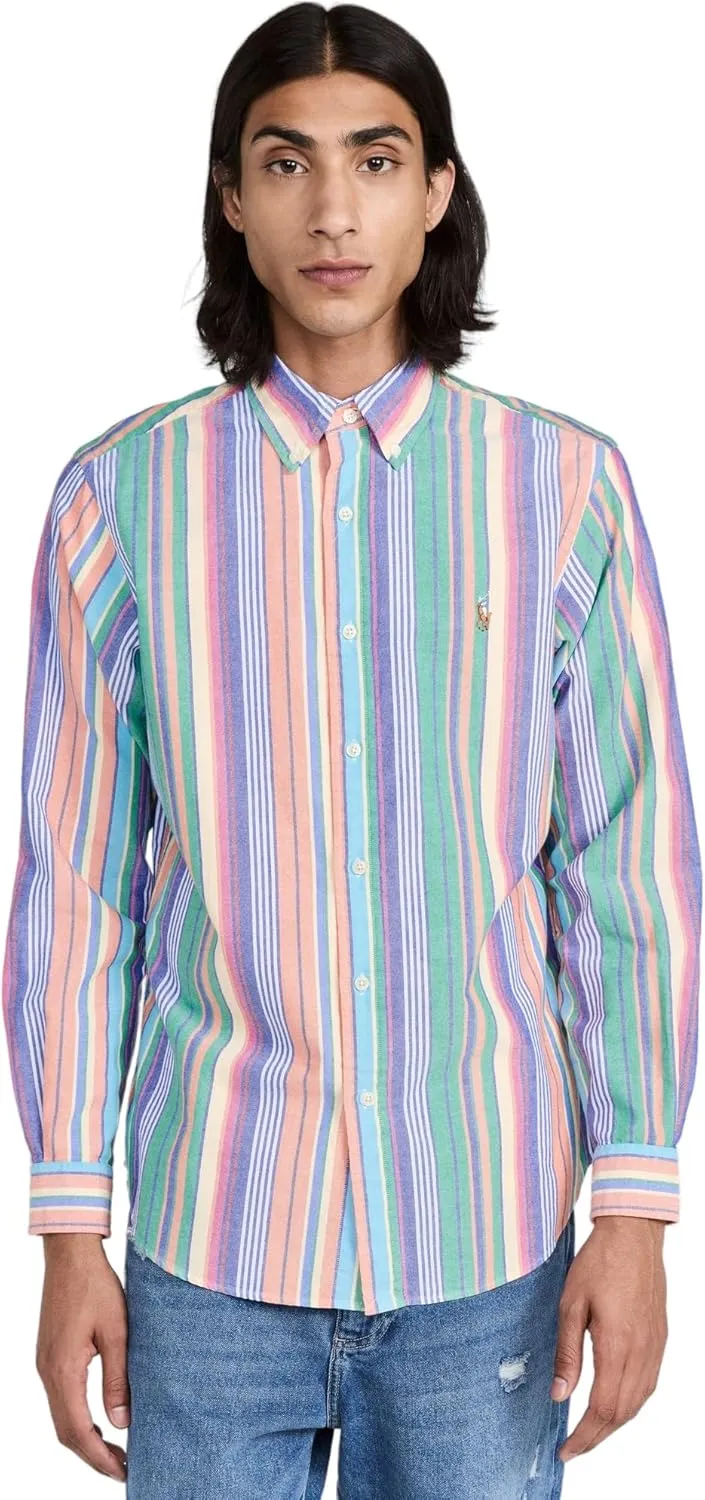 Polo Ralph Lauren Men's Classic Oxford Long Sleeve Sport Shirt