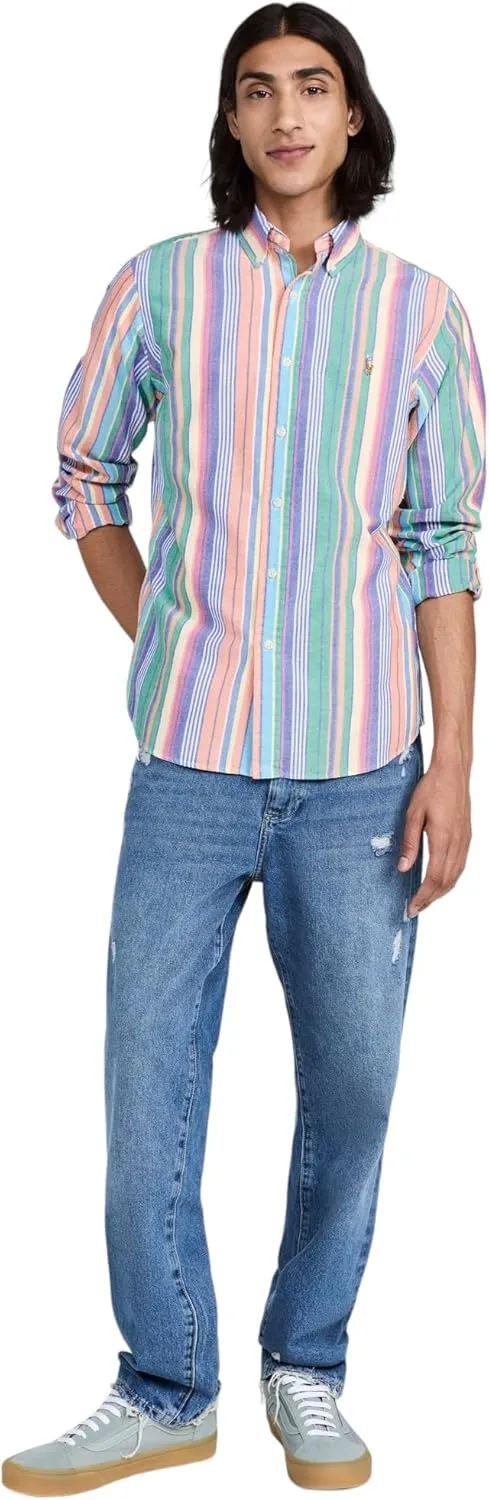 Polo Ralph Lauren Men's Classic Oxford Long Sleeve Sport Shirt