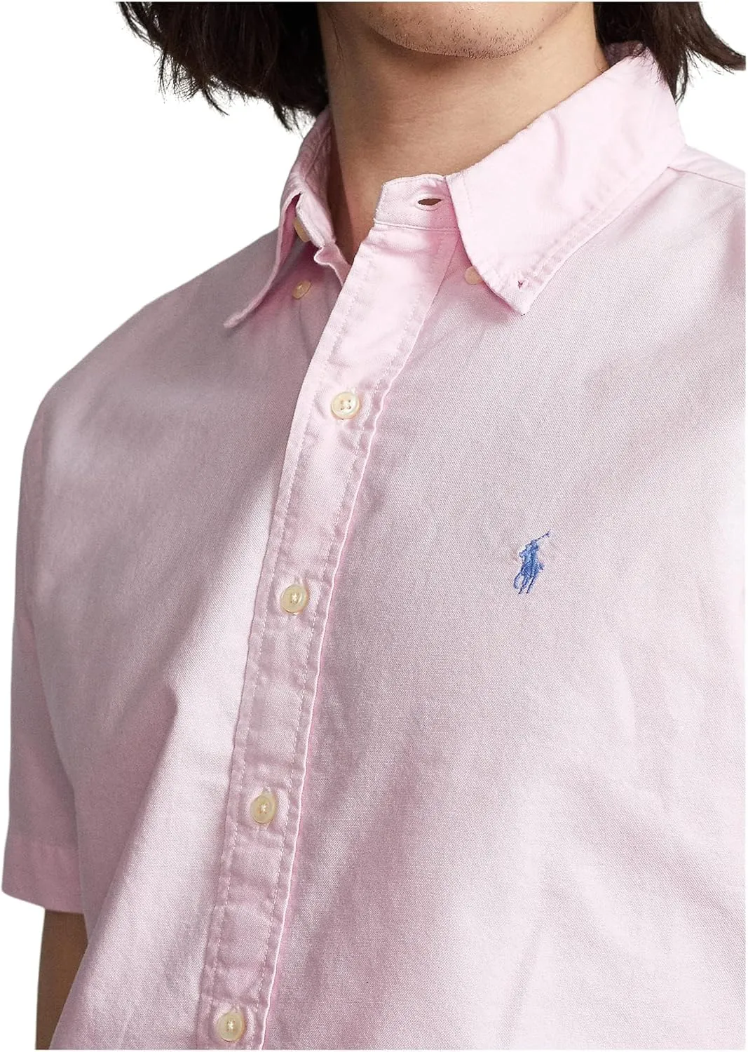 Polo Ralph Lauren Men's Oxford Short Sleeve Sport Shirt