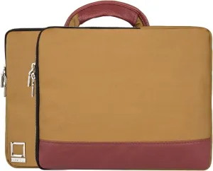 Premium Water Resistant Hand Held Professional Briefcase Bag for 13 inch Laptop Computers, Chromebooks, Tablets