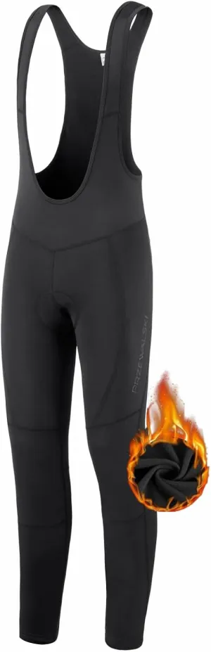 Przewalski Men's Cycling Bib Pants 4D Padded Bike Thermal Bib Tights